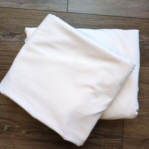 Peter Reed Pink Queen Flat & Fitted Sheet Set 1 Satin Cord Edge‎ Cotton FLAWS